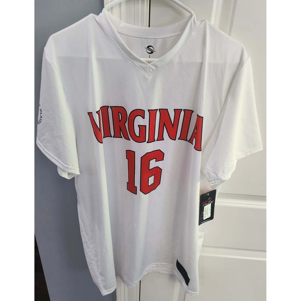 ProSphere Virginia Cavaliers Emily Sonnett 16 Soccer Jersey White Womens Large